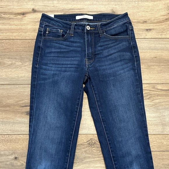 Women's Kancan Mid Rise Super Skinny Jeans SZ 26 x 28 Blue Stretch KC7092 - Picture 2 of 12